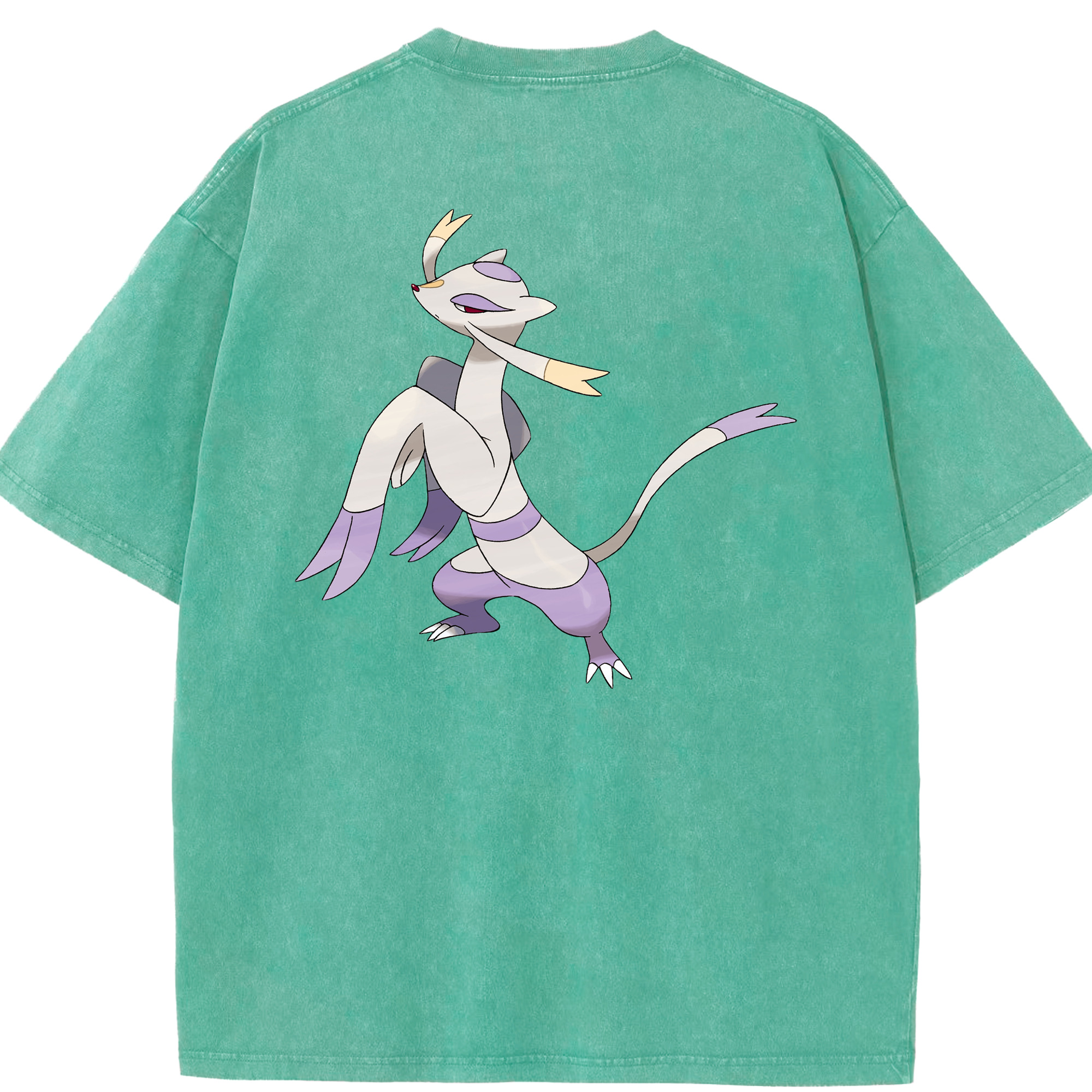 （画像用） ポケットモンスター Pokémon 綿100% ヴィンテージ風 半袖Tシャツ（背面プリント）